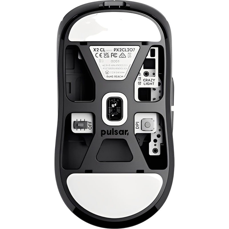 MOUSE WIRELESS PULSAR X2 CRAZYLIGHT MEDIUM PX2CL201 8K 37G/OPTL SW/XS-1/32000DPI/JET BLACK
