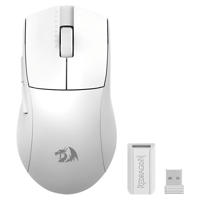 MOUSE REDRAGON 1K WHITE 26000DPI 3-MODE M916W-PRO 144677