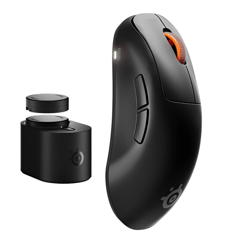 MOUSE WIRELESS STEELSERIES 62657 RIVAL PRO 8K/53G/PIXART PAW3955/BLACK