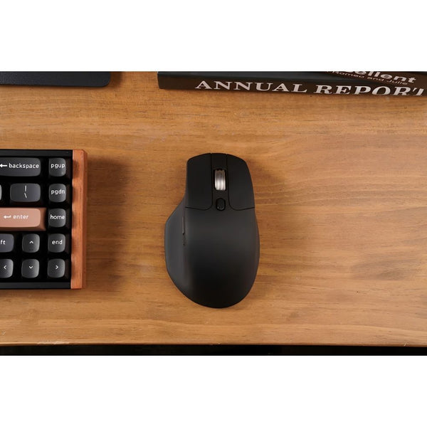 MOUSE WIRELESS BT+2.4G KEYCHRON M6 SILENT 1K/86G/PAW3395/26000DPI/BLACK