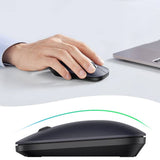 MOUSE WIRELESS UGREEN MU001 SILENT/4000DPI/2.4GHZ/BLACK 136728