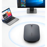 MOUSE WIRELESS UGREEN MU001 SILENT/4000DPI/2.4GHZ/GRAY 136724