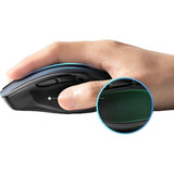 MOUSE WIRELESS UGREEN MU006 ERGONOMIC/OPTICAL/4000DPI/2.4GHZ/BLACK 136702