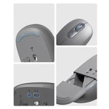 MOUSE WIRELESS UGREEN MU105 ERGO/SILENT/OPTICAL/2400DPI/2.4GHZ/MOONLIGHT GRAY 136698