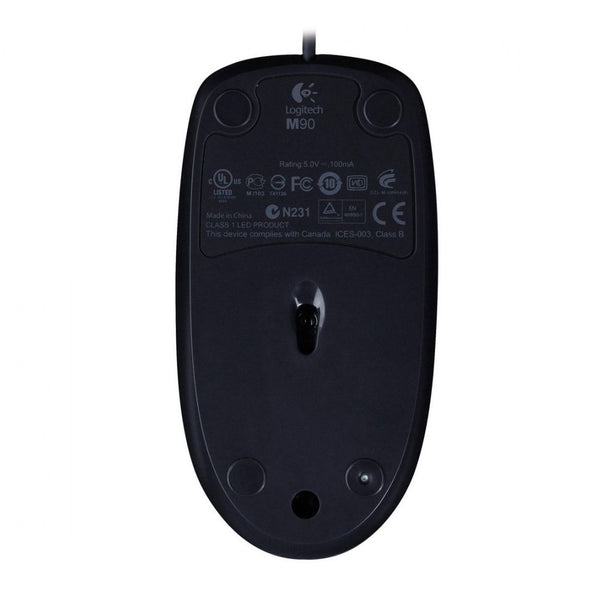 Mouse Logitech M90 Óptico USB