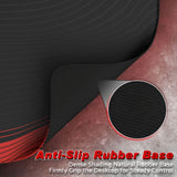 MOUSE PAD ATTACK SHARK CM02 ESPORTS GAMING BLACK/RED CONTOUR 450X400X4MM (SPEED AND CONTROL)