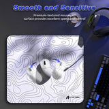 MOUSE PAD ATTACK SHARK CM02 ESPORTS GAMING WHITE CONTOUR 450X400X4MM (SPEED AND CONTROL)