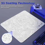 MOUSE PAD ATTACK SHARK CM02 ESPORTS GAMING WHITE CONTOUR 450X400X4MM (SPEED AND CONTROL)