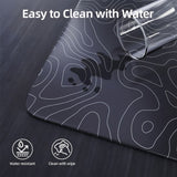 MOUSE PAD ATTACK SHARK CM05 TEMPERED GLASS BLACK CONTOUR 450X400X5MM (CONTROL)