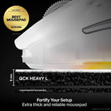 MOUSE PAD STEELSERIES QCK HEAVY LARGE/45X40CM/WHITE 67503