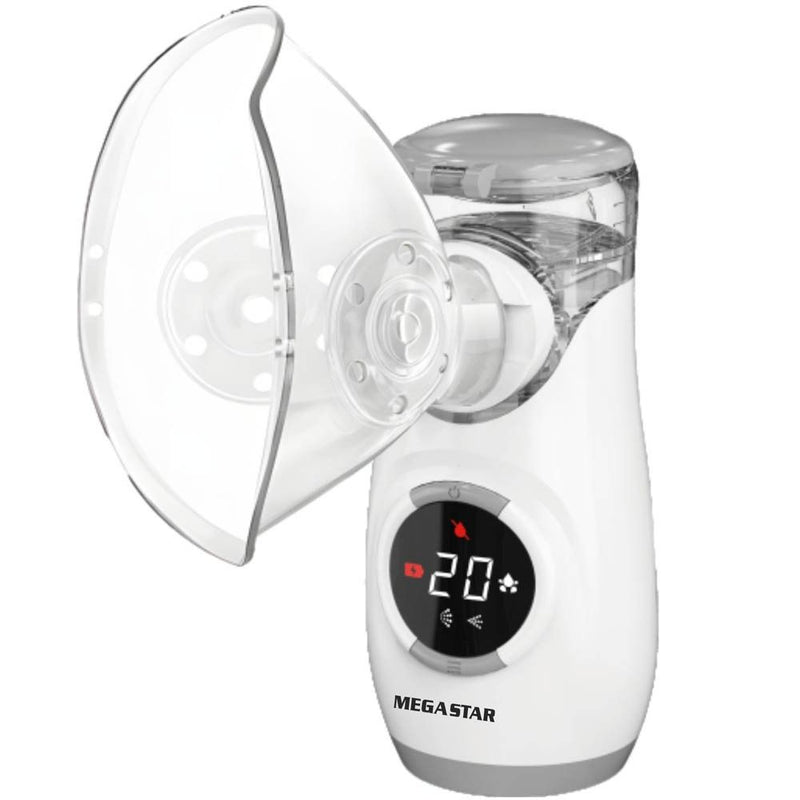 NEBULIZADOR MEGA STAR MY126A 20ML PORTATIL/RECARGABLE