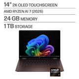 NOTEBOOK HP OMNIBOOK X FLIP 2IN1 14-KC0023DX IA R7-445/24GBD5/1TBSSD/14