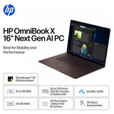 NOTEBOOK HP OMNIBOOK X 16-CP1013DX SNAP X2 ELITE/24GBD5/512SSD/16