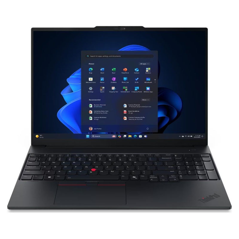 NOTEBOOK LENOVO THINKPAD E16 21TF0027US I7-240H 5.2GHZ/16GBD5/512SSD/16"/FHD/IPS/W11P/ING/BLK
