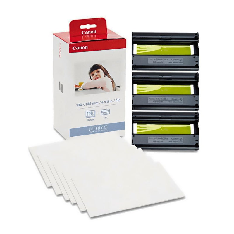 PAPEL Y CARTUCHO KP108 P/ IMPRE CANON