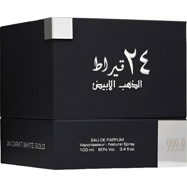 PERFUME LATTAFA 24 CARAT WHITE GOLD 100ML EDP - UNISEX