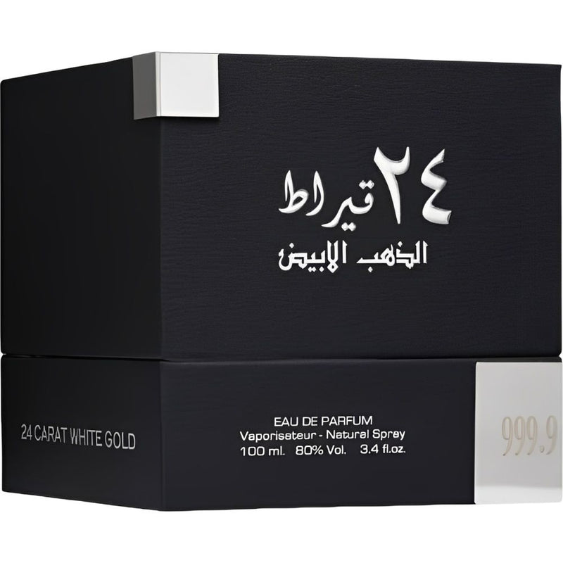 PERFUME LATTAFA 24 CARAT WHITE GOLD 100ML EDP - UNISEX