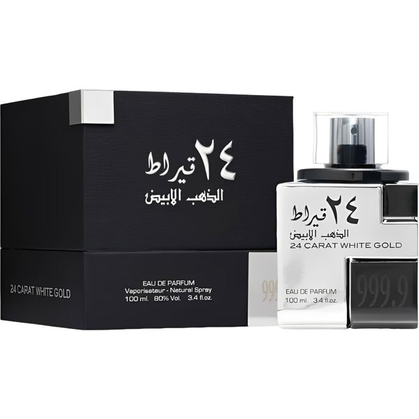 PERFUME LATTAFA 24 CARAT WHITE GOLD 100ML EDP - UNISEX