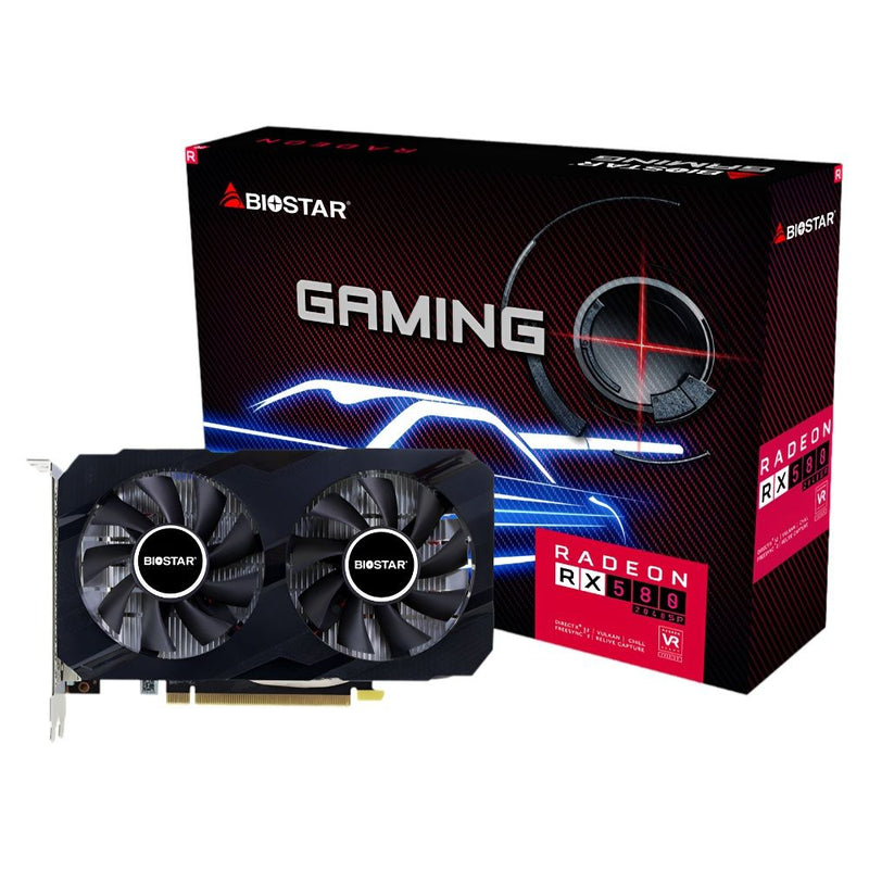 VGA BIOSTAR RADEON RX580 GAMING 8G/GDDR5/1274MHZ/2FAN VA5815RF82