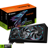 PLACA DE VIDEO GIGABYTE RTX5090 AORUS MASTER 32GB/GDDR7/2655MHZ/3FAN GV-N5090AORUS M-32GD 3GTA.BR-PY