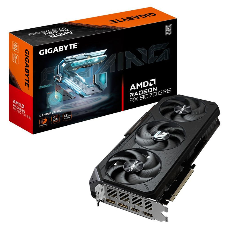 VGA GIGABYTE RADEON RX9070 GRE GAMING OC 12GB/GDDR6/2920MHZ/3FAN GV-R907GREGAMING OC-12GD