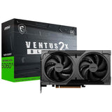 PLACA DE VIDEO MSI RTX5060 TI VENTUS 2X OC BLACK PLUS 16GB/GDDR7/2587MHZ/2FAN 912-V535-088