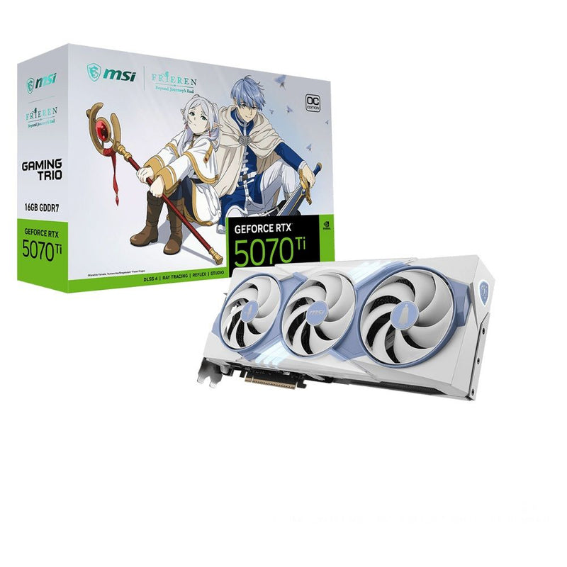 VGA MSI RTX5070 TI FRIEREN EDITION OC 16GB/GDDR7/2580MHZ/3FAN