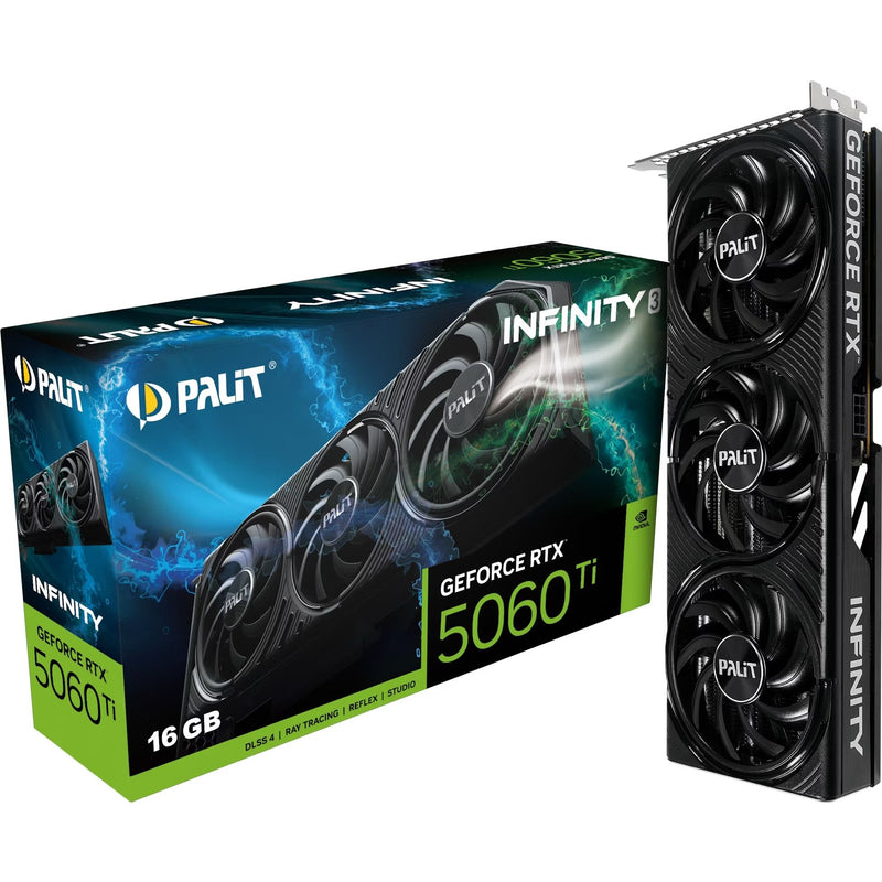 VGA PALIT RTX5060 TI INFINITY 3 16GB/GDDR7/2572MHZ/3FAN NE7506T019T1-GB2061S 140548