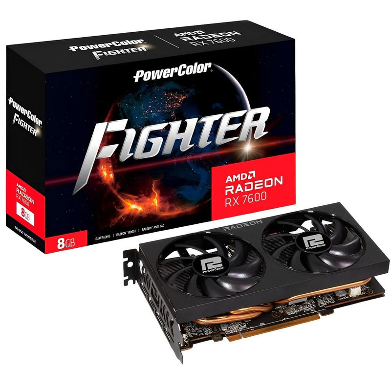 VGA POWERCOLOR RX7600 FIGHTER 8GB/GDDR6/2655MHZ/2FAN 139793