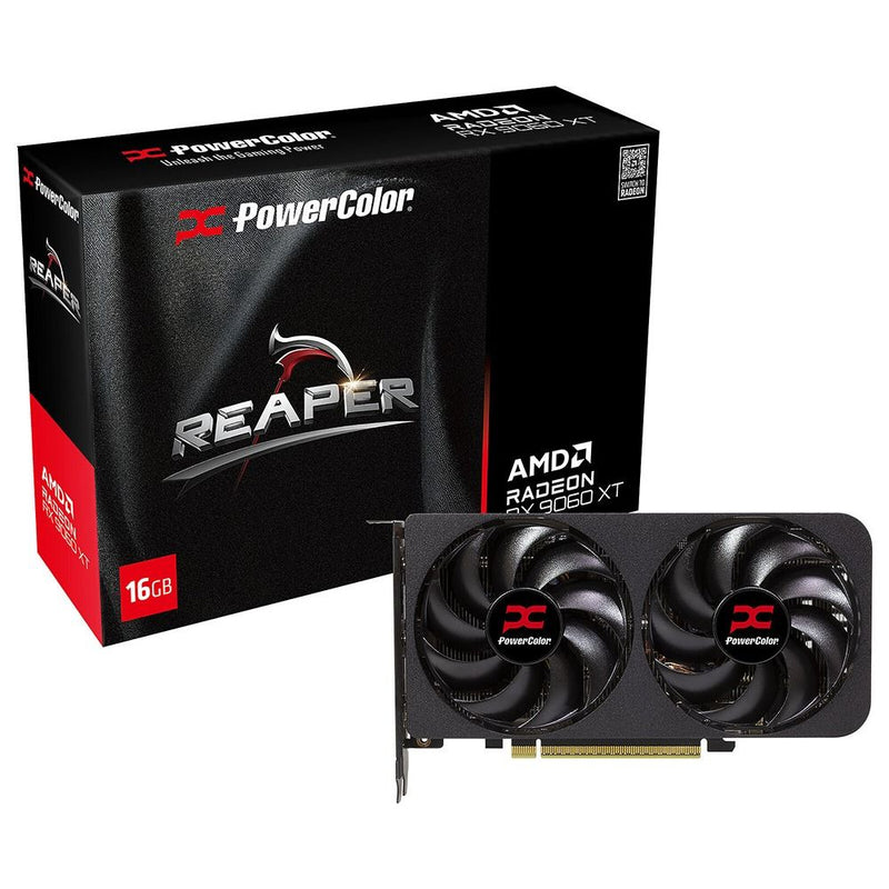 VGA POWER COLOR RADEON RX9060 XT REAPER 16GB/GDDR6/3230MHZ/2FAN 142915