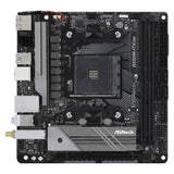 PLACA MADRE ASROCK AM4 B550M-ITX/AC HDMI/USB3.2/M.2/DDR4/ATX