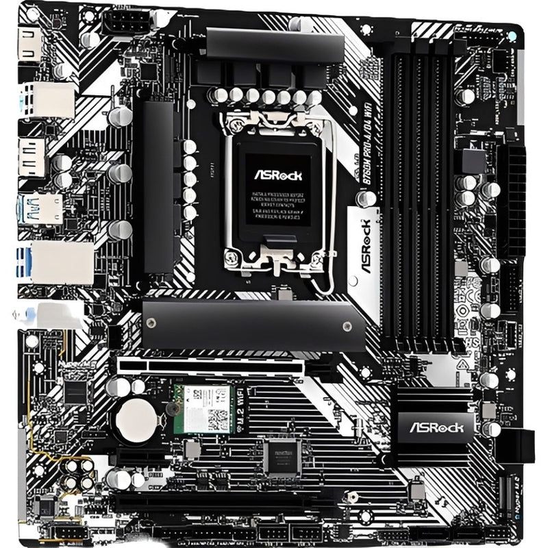 PLACA MADRE ASROCK 1700 B760M PRO-A/D4 WIFI HDMI/DP/USB 3.2/2M.2/MATX