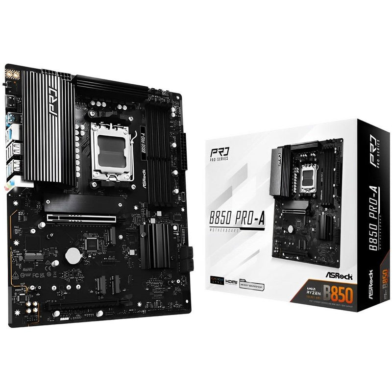 MB ASROCK AM5 B850 PRO-A HDMI/USB3.2/M.2/DDR5/ATX