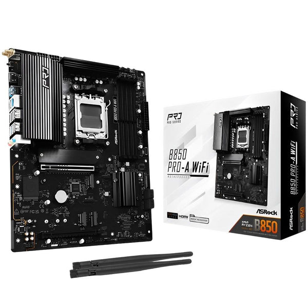 MB ASROCK AM5 B850 PRO-A WIFI HDMI/USB3.2/M.2/DDR5/ATX