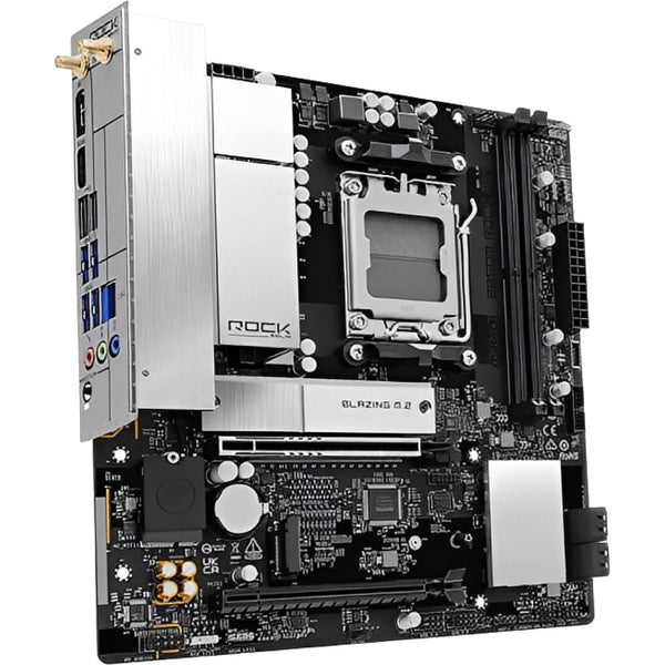 PLACA MADRE ASROCK AM5 B850M ROCK WIFI HDMI/DP/USB3.2/M.2/DDR5/MATX