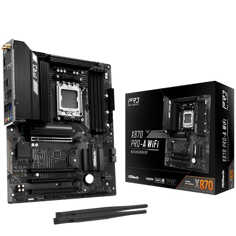 MB ASROCK AM5 X870 PRO-A WIFI HDMI/USB3.2/2M.2/DDR5/ATX 141773