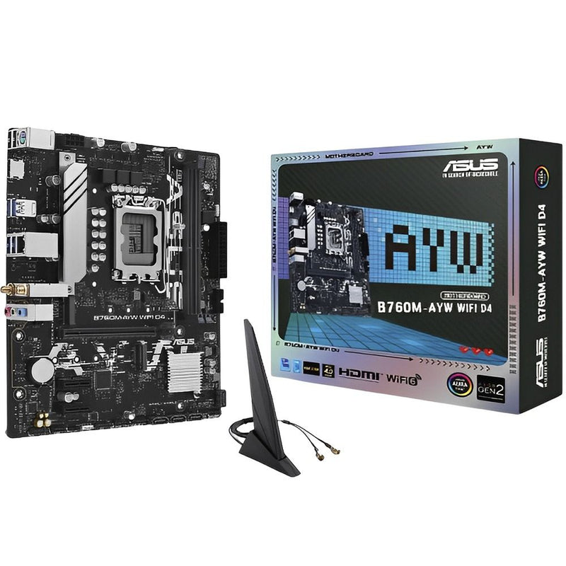 Placa base Wi-Fi Asus B760M-AYW Zócalo Intel LGA 1700 134700