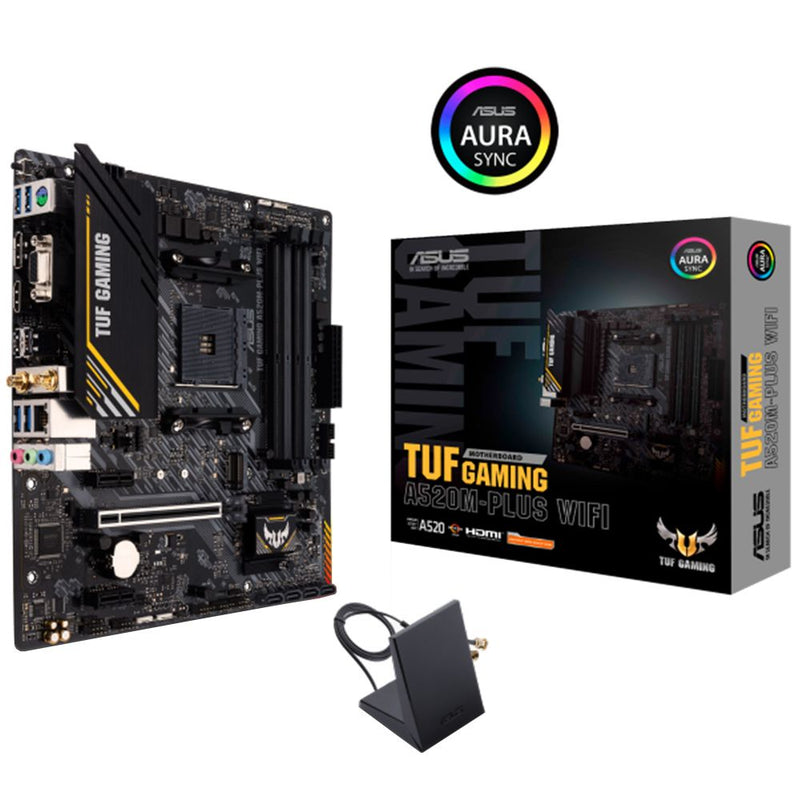 Asus TUF Gaming A520M-Plus Wi-Fi AMD Socket AM4 Motherboard 79517