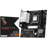 PLACA MADRE MSI AM5 PRO B850M-B GEN4 HDMI/USB3.2/2M.2/DDR5/MATX