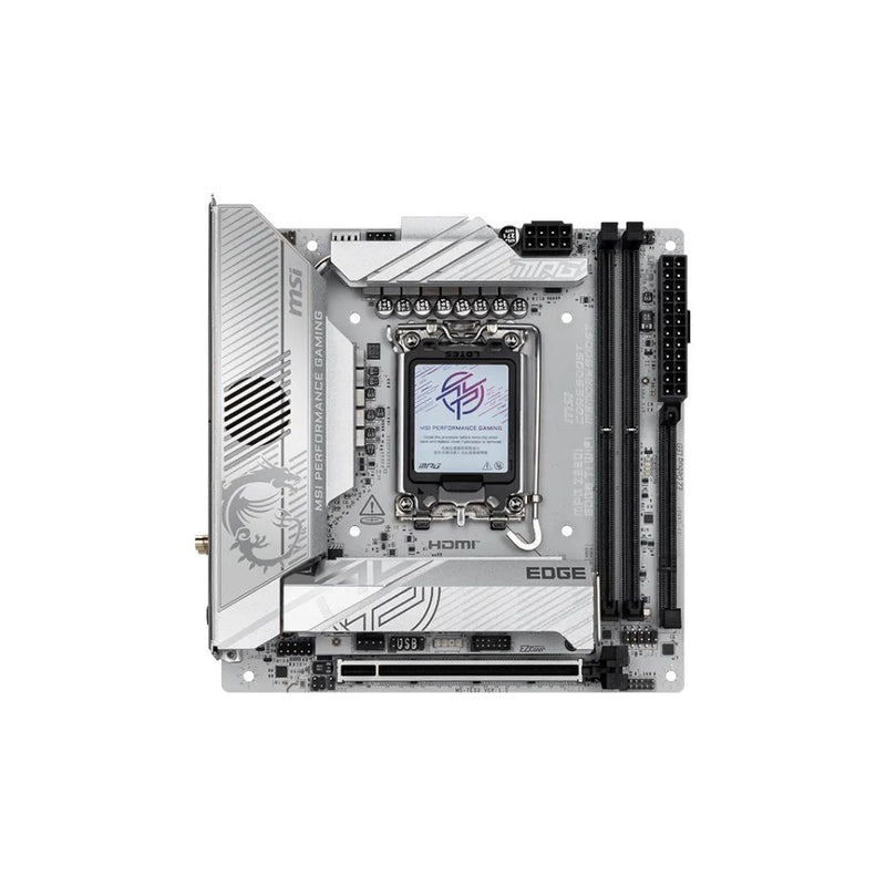 PLACA MADRE MSI 1851 MPG Z890I EDGE TI WIFI HDMI/2TYPE-C DP/USB 3.2/4M.2/DDR5/MINI-ITX