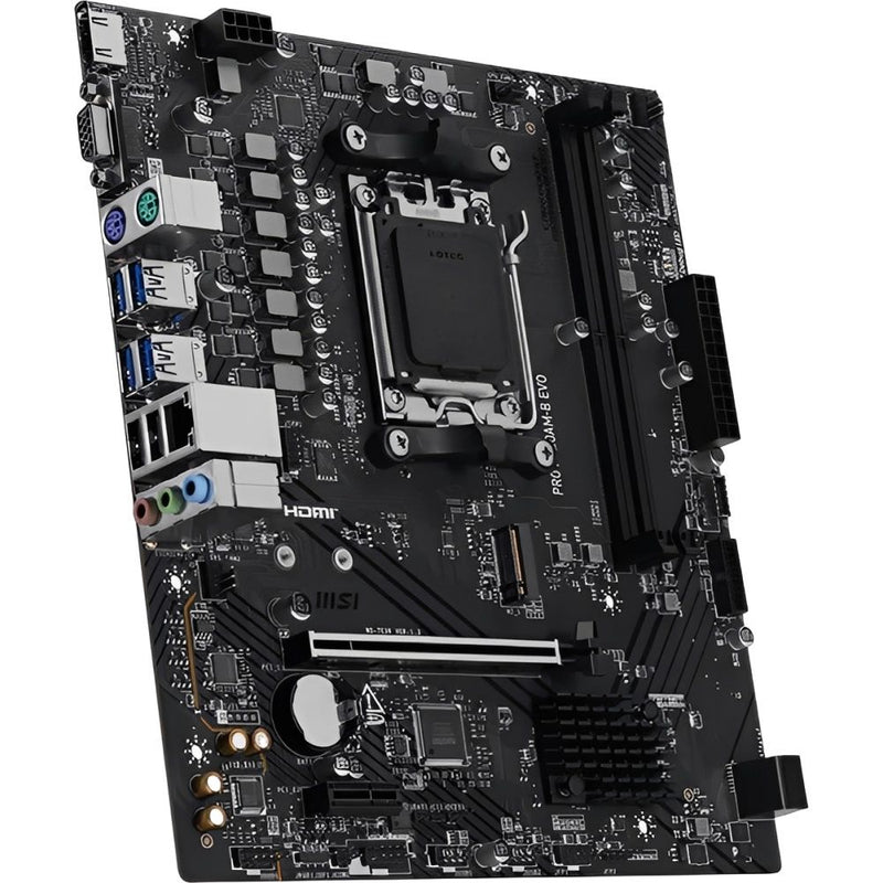 PLACA MADRE MSI AM5 PRO A620AM-B EVO HDMI/USB3.2/M.2/DDR5/MATX