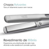 PLANCHITA MONDIAL P-02-PRO ULTRA LISS PRO BIVOLT SILVER
