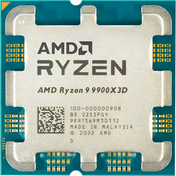 Procesador AMD Ryzen 9 9900X3D 4,4GHz AM5 de 140MB