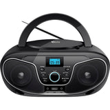 RADIO PORTATIL 4LIFE FLD02 CD/BT/MP3/FM/USB/AUX BLACK 147735