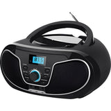 RADIO PORTATIL 4LIFE FLD02 CD/BT/MP3/FM/USB/AUX BLACK 147735