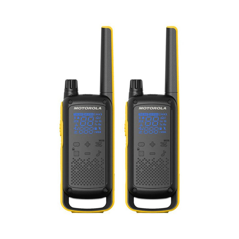 RADIO COMUNICADOR MOTOROLA T-470 56KM/35MILHAS/22CANALES