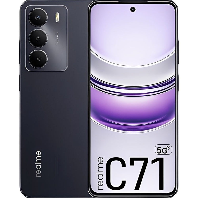 CELULAR REALME C71 RMX3943 DUAL 128GB/6GB 5G BLACK *ANATEL* 146305