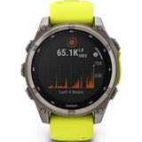 RELOJ GARMIN FENIX 8 SOLAR SAPPHIRE 47MM YELLOW TITANIUM 010-02906-20