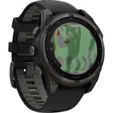 RELOJ GARMIN FENIX 8 SOLAR SAPPHIRE 47MM CARBON GRAY DLC TITANIUM - BLACK BAND 010-02906-10 128418