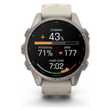 RELOJ GARMIN FENIX 9 43MM TITANIUM - FOG GRAY BAND 010-04761-00